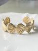Bracelet manchette Coquillage doré