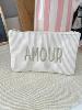 pochette Amour velours
