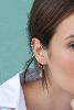 boucles Gina argenté de Shlomit Ofir