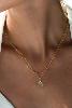 collier Ida blanc doré de Shlomit Ofir