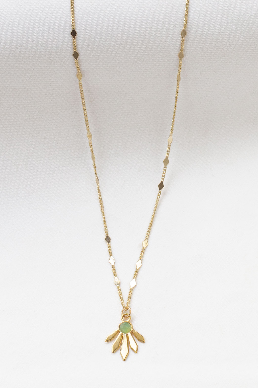collier Didi vert doré de Shlomit Ofir