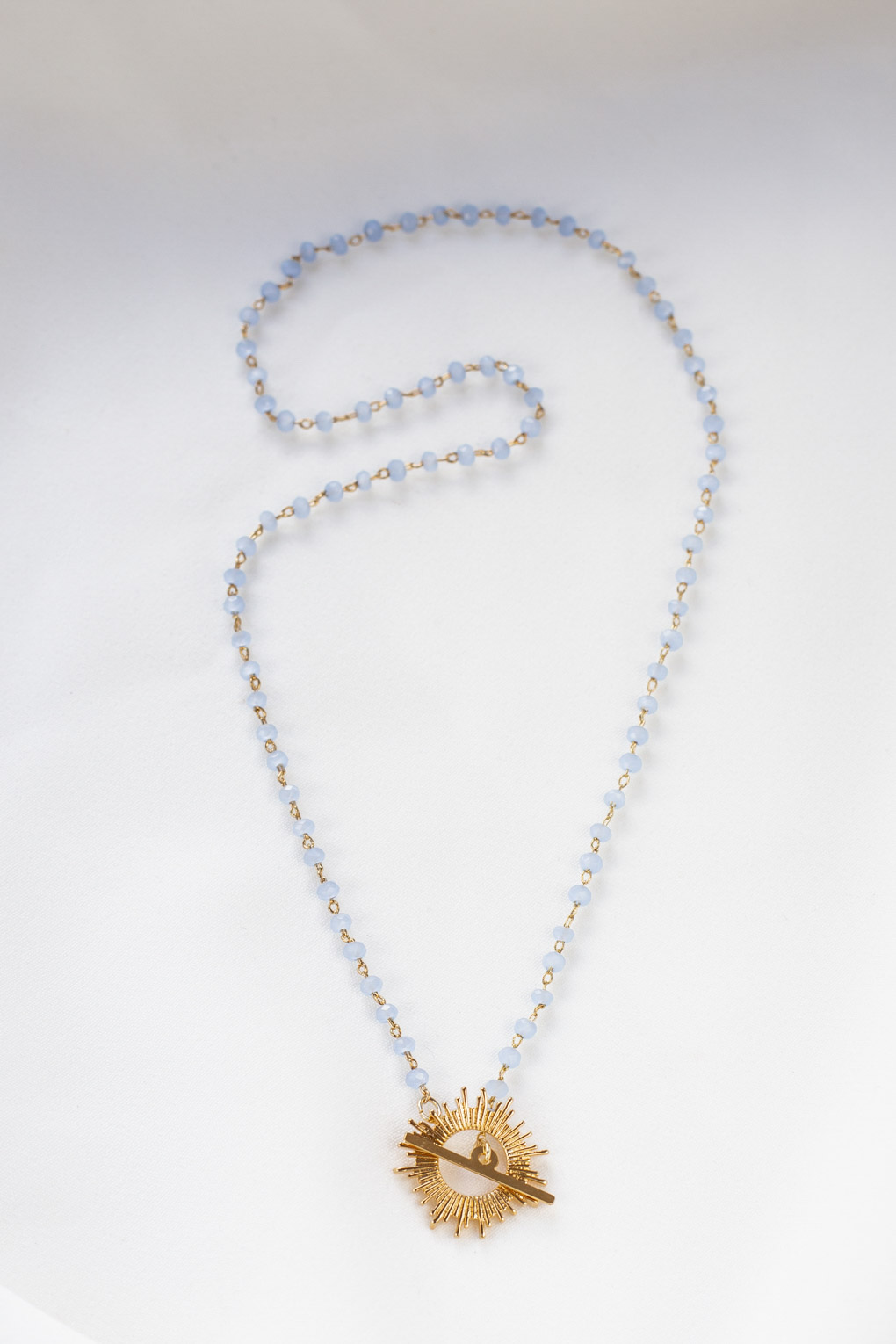 collier Glory bleu doré de Shlomit Ofir