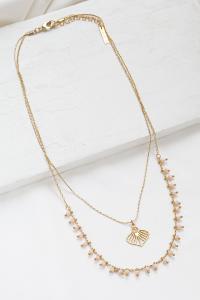 collier Noya rose doré de Shlomit Ofir