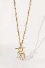 collier Mystic court vert doré de Shlomit Ofir