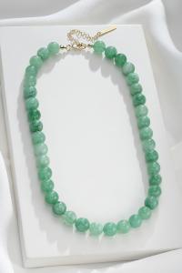 Collier Kai vert doré de Shlomit