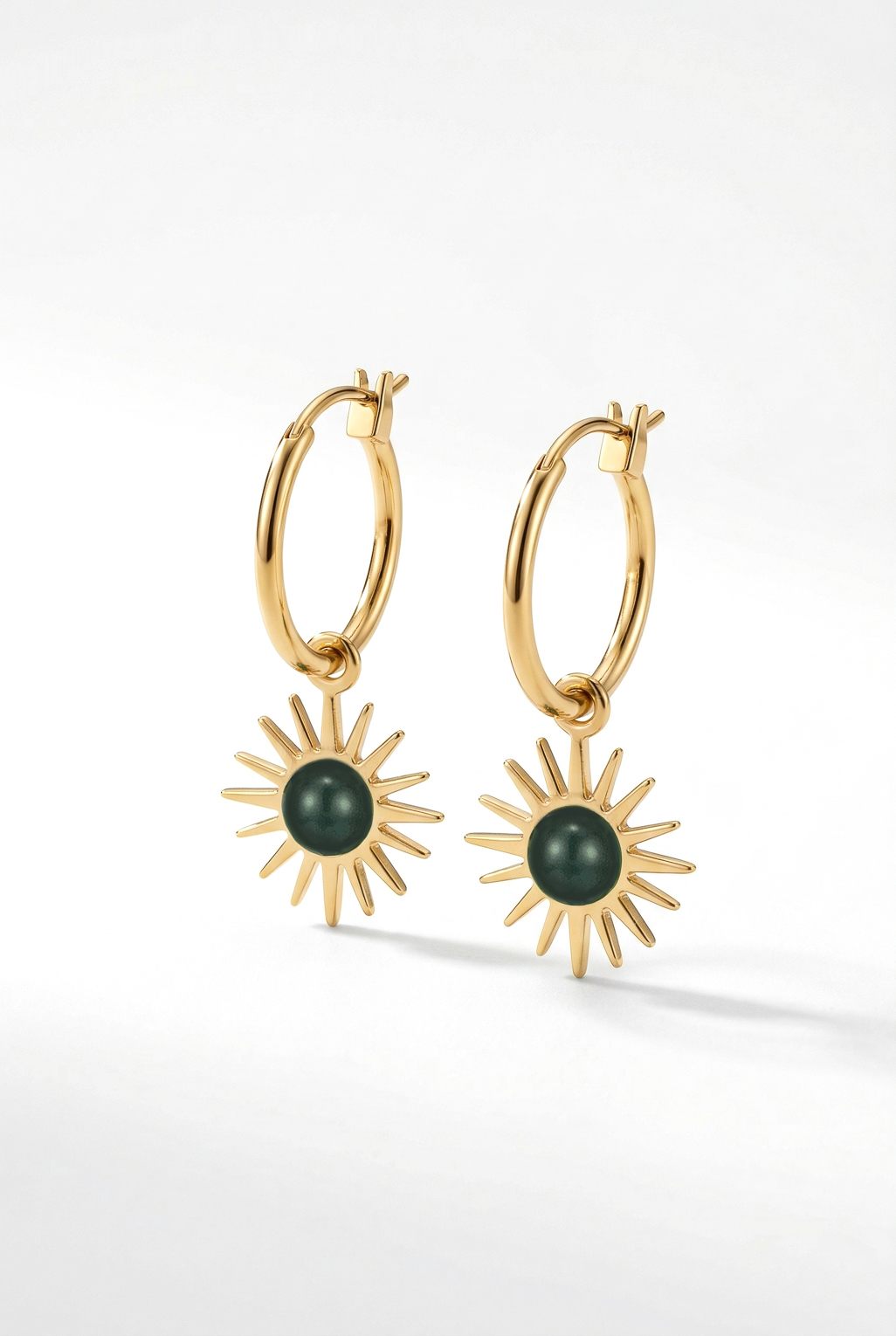 Boucles Siena  vert doré de Shlomit