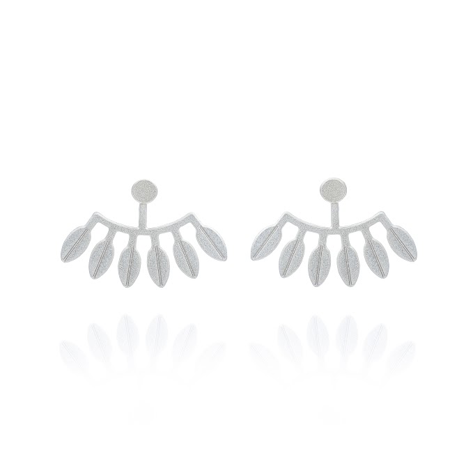 boucles Amazonas argenté de Shlomit Ofir