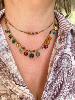 Collier Suzan coloré doré