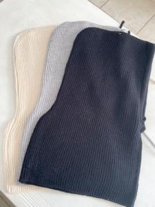 cagoule laine gris
