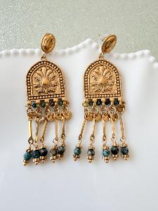Boucles Talisman doré