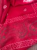 foulard bandana rose fuschia tout doux