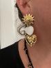 boucles coeur soleil doré