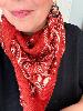foulard bandana grand modèle brique
