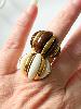 Bague Cricri marron doré de la capsule de Cricri