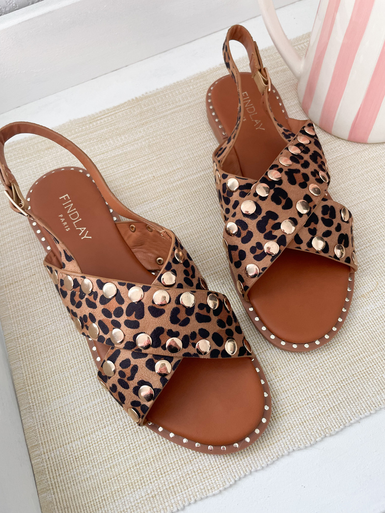 Sandales Graou doré 41