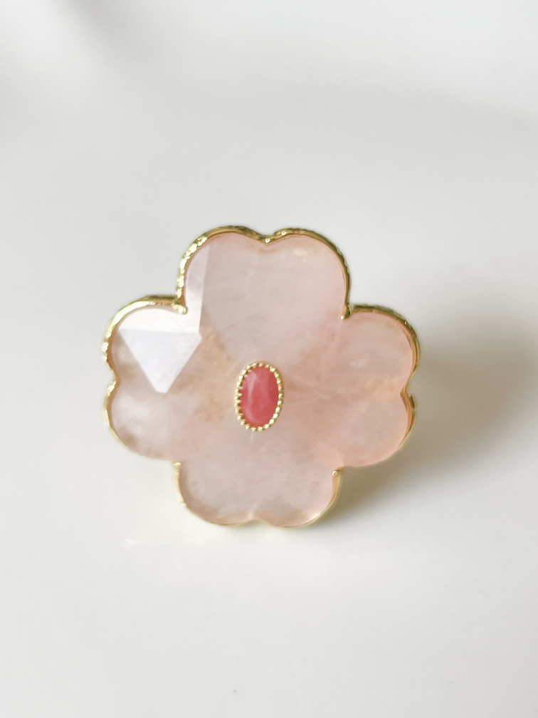 Bague pierre fleur de la capsule Cricri