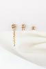 boucles Soho poudre set doré de Shlomit Ofir