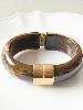 Bracelet Serena marron doré