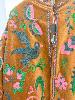 Veste brodée camel oiseau taille unique