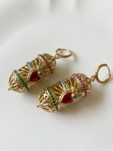 Boucles Rebecca doré