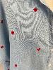 Chemise jean coeur rouge Season du live M