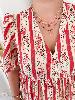 Robe fleurs roses 36
