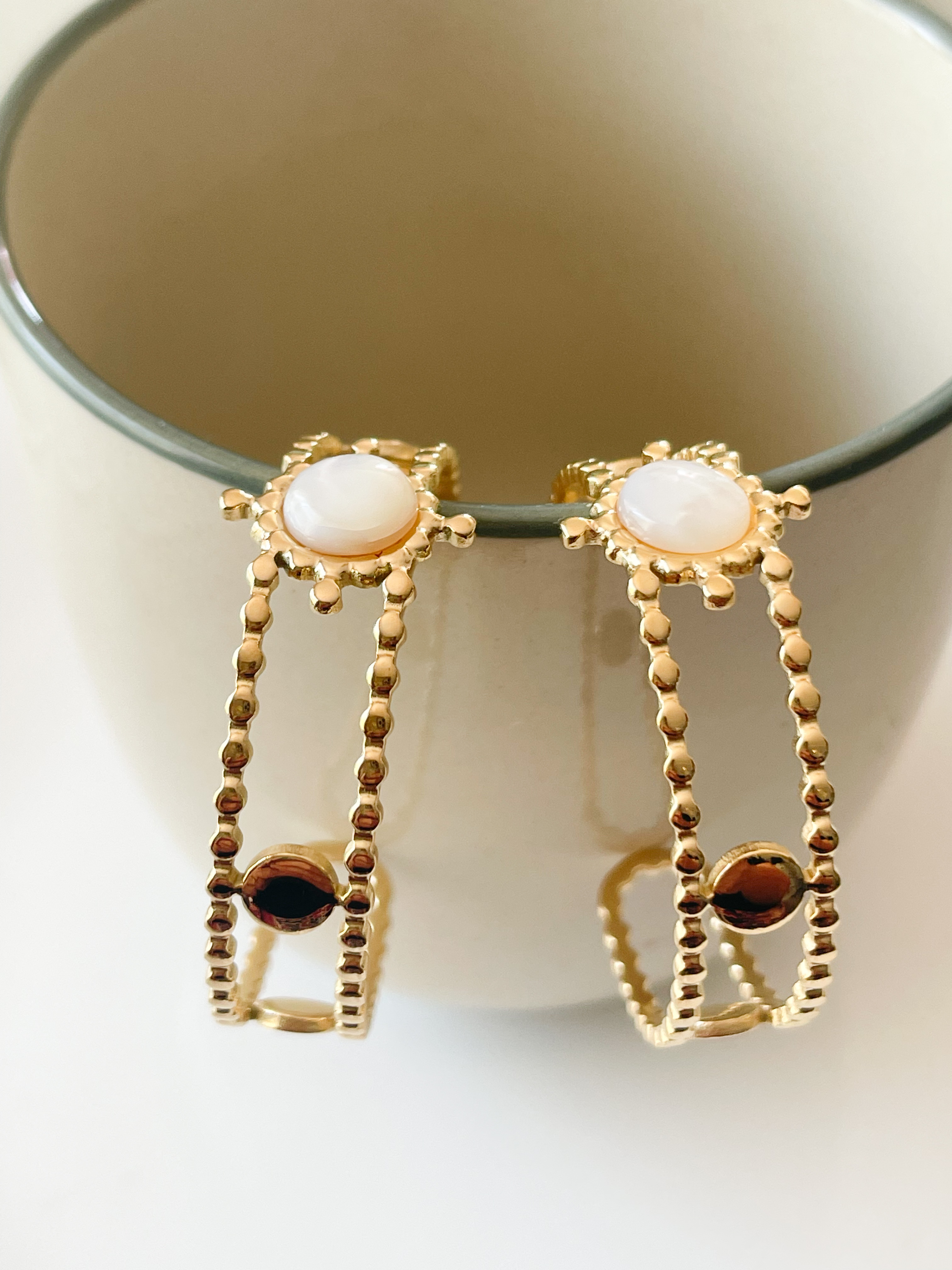 boucles créoles Sybille doré