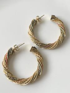 boucles Brésil marron doré