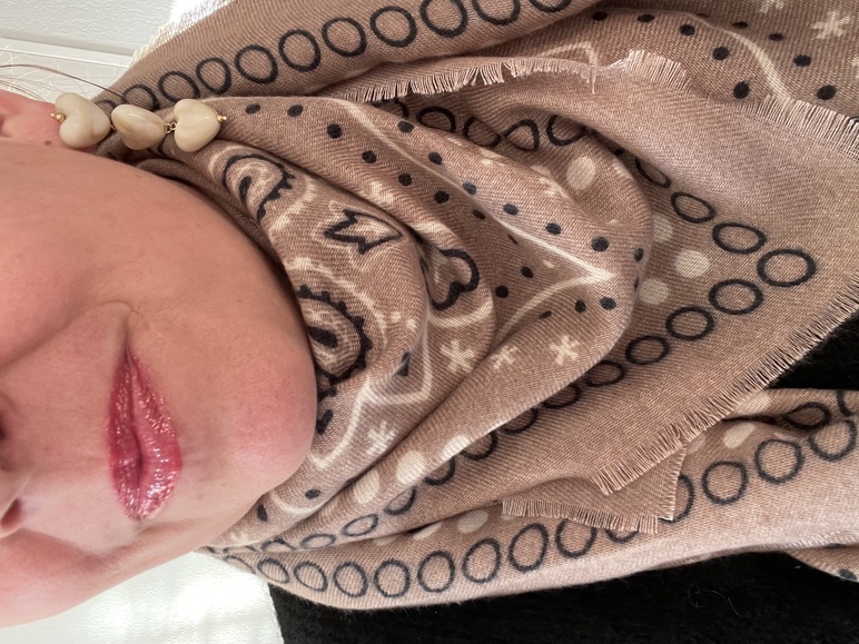 foulard bandana beige tout doux 2ème édition