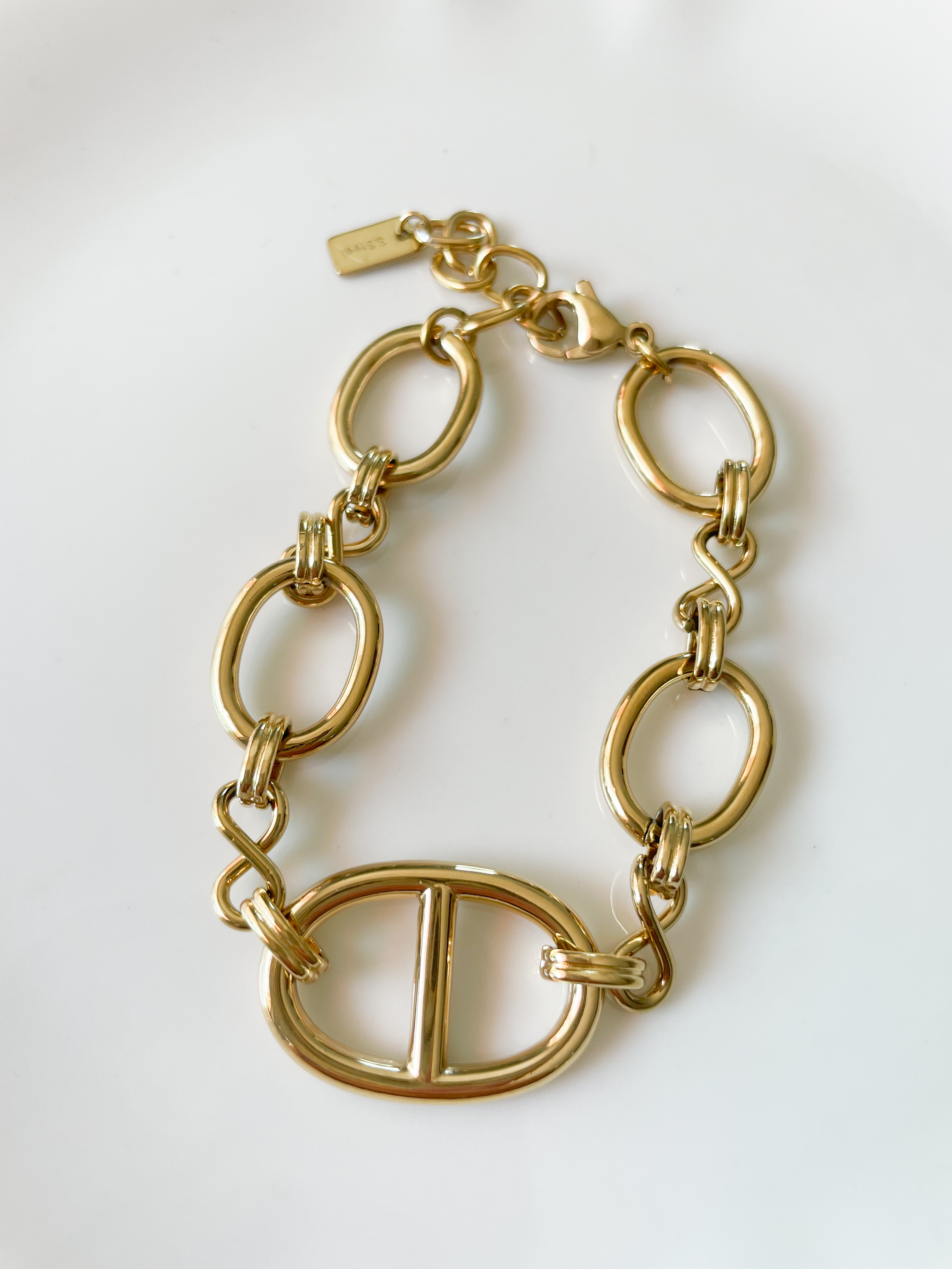 Bracelet maillons doré 