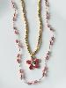 Collier Emma rose doré 