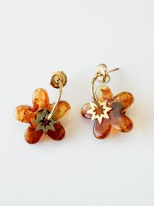 Boucles Lili marron doré