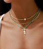 Collier Umi poisson vert doré de Shlomit