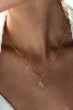 collier Ida blanc doré de Shlomit Ofir