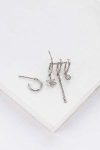 boucles Bouquet argenté de Shlomit Ofir
