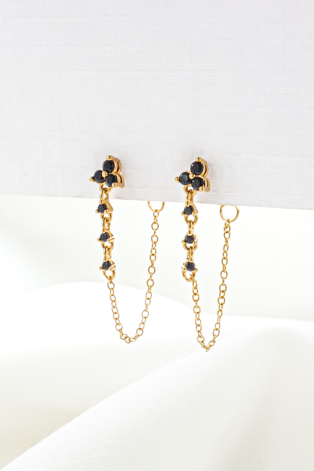 boucles Blaire noir doré de Shlomit Ofir
