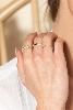bague Ryan M poudre doré Shlomit Ofir
