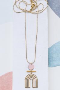 collier Mobile rose doré de Shlomit Ofir