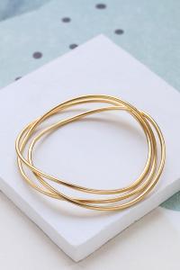 bracelet Sketch trio doré de Shlomit Ofir