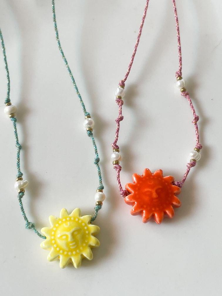 Collier Sun orange
