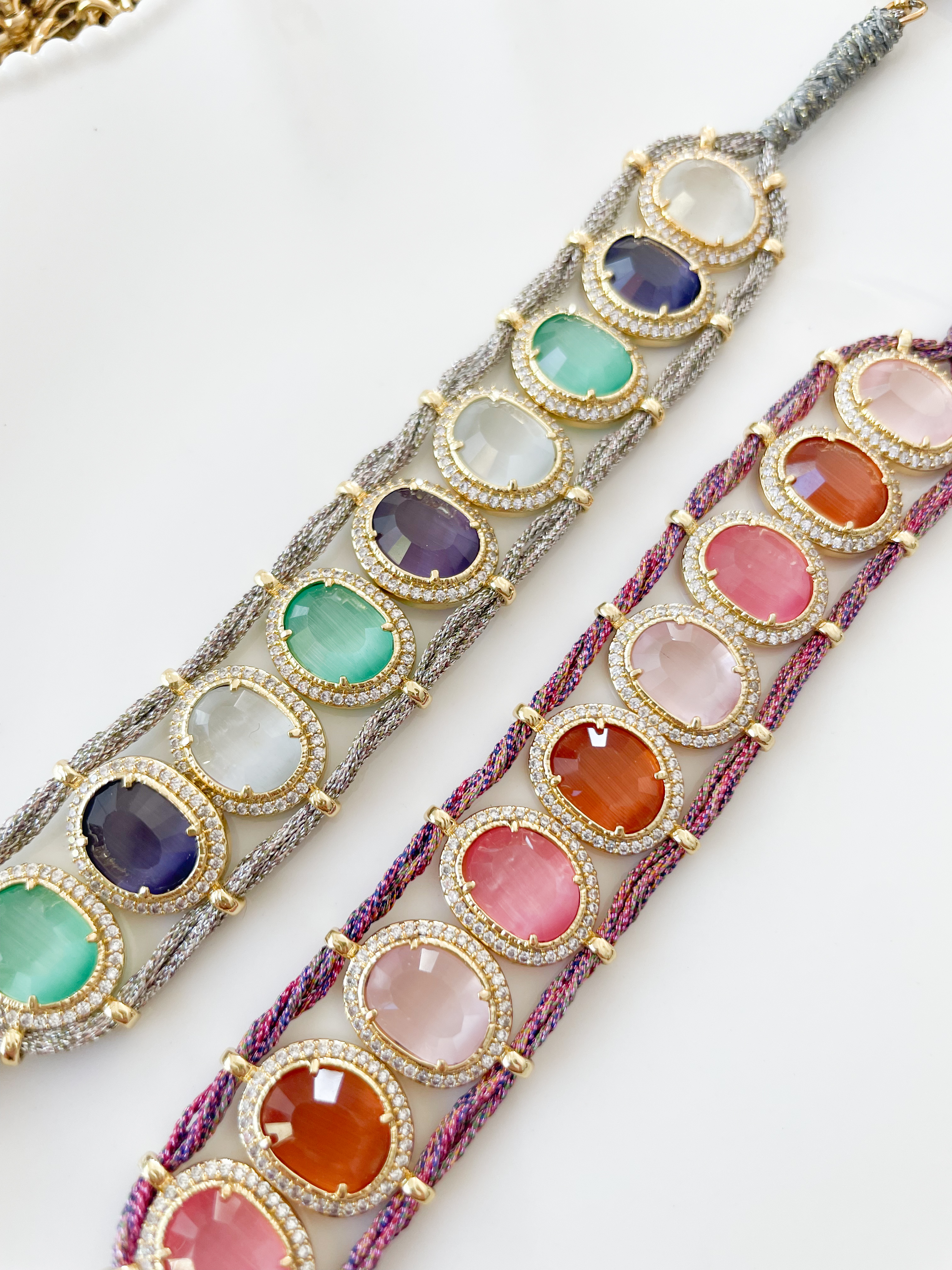 Bracelet Taylor turquoise doré