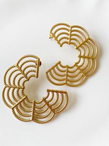 boucles Luna doré