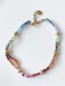 bracelet Arc en ciel doré