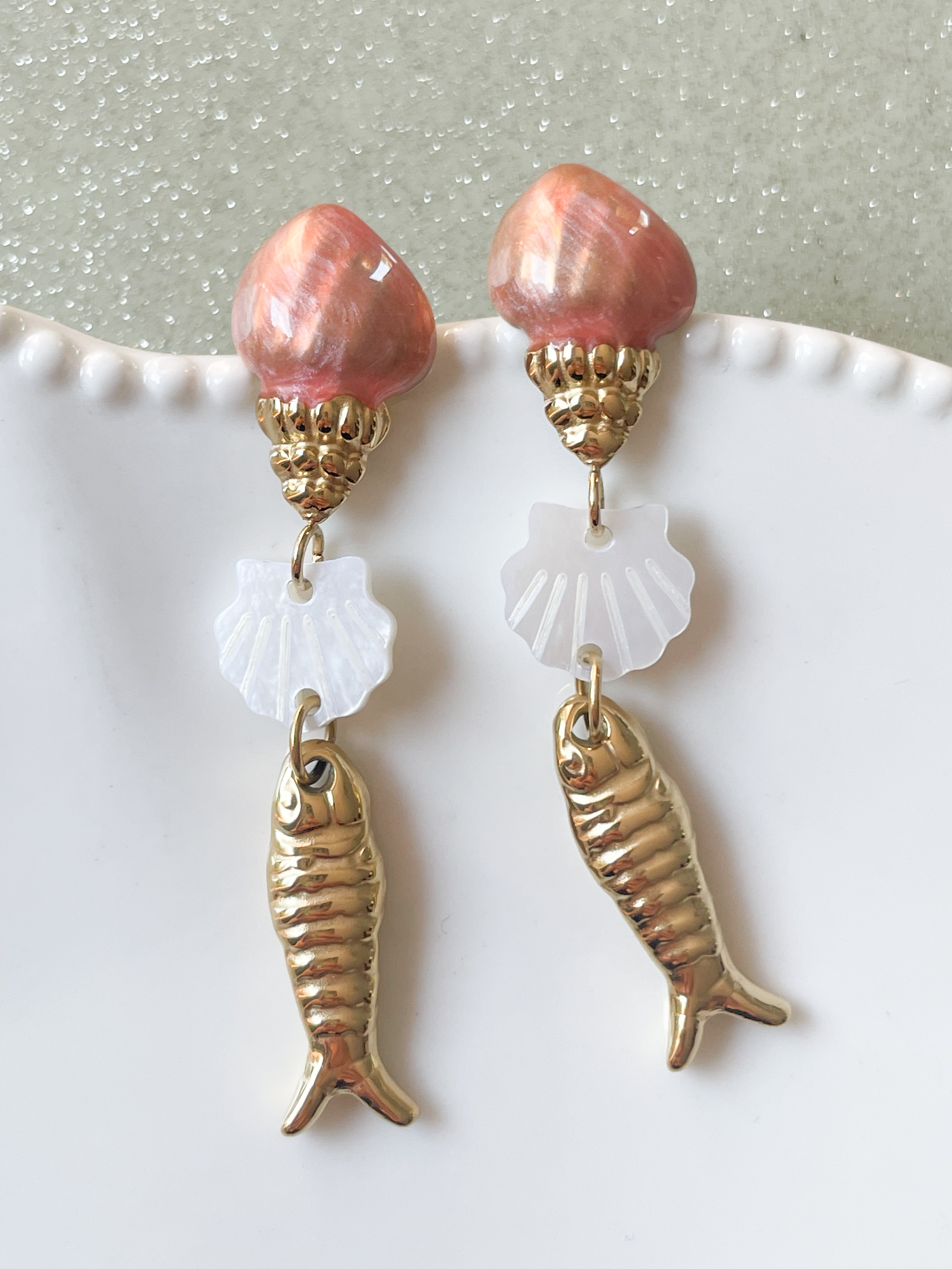 Boucles Océane doré
