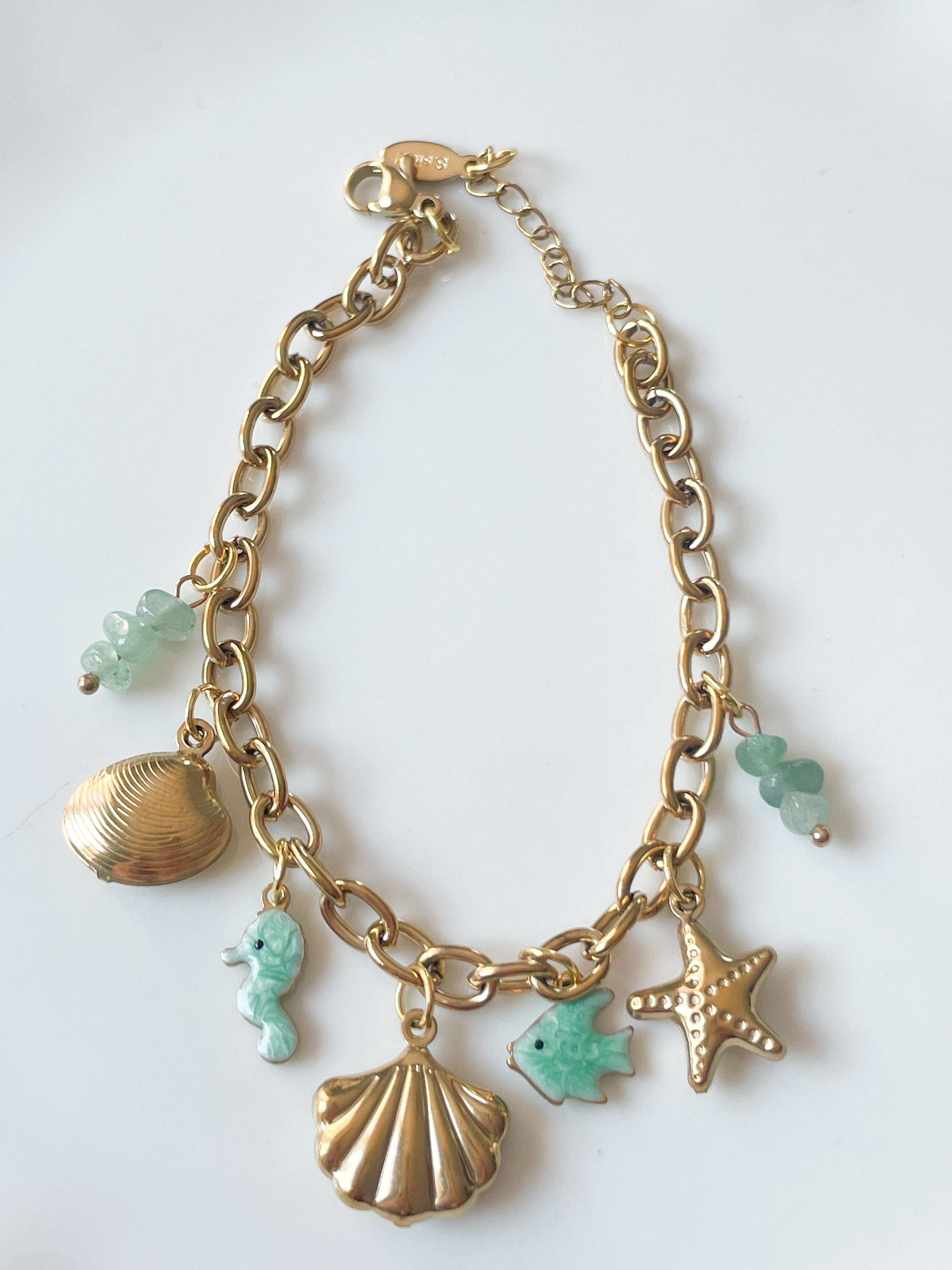 Bracelet Océane bleu doré