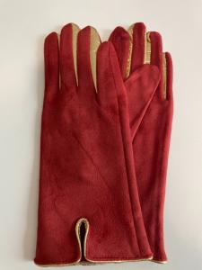 gants tactiles brique doré