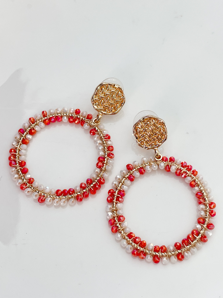 Boucles Andy brique doré