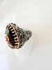 Bague Betty marron doré