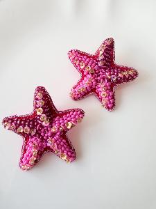Boucles étoile de mer rose de Mandalita