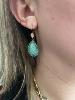boucles Béa turquoise doré